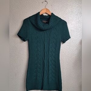 Almost Famous Women's Forest Green Sweater Dress   Size M